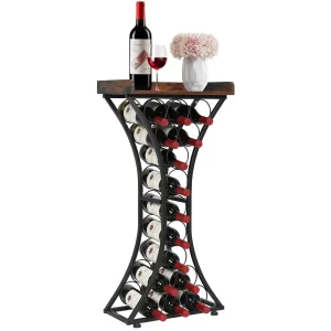 15 Bottle Wine Rack With Tabletop