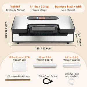 SucceBuy Vacuum Sealer With Bags