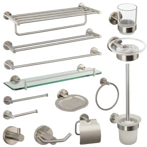 Brushed Nickel Bathroom Accessories