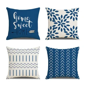 18x18 Throw Pillow Covers (Set of 4) - Multiple Colors