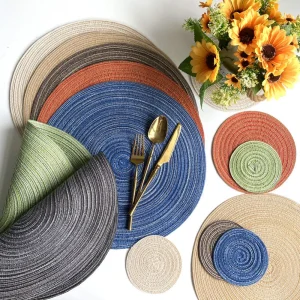 Round Woven Placemats (Set Of 4)
